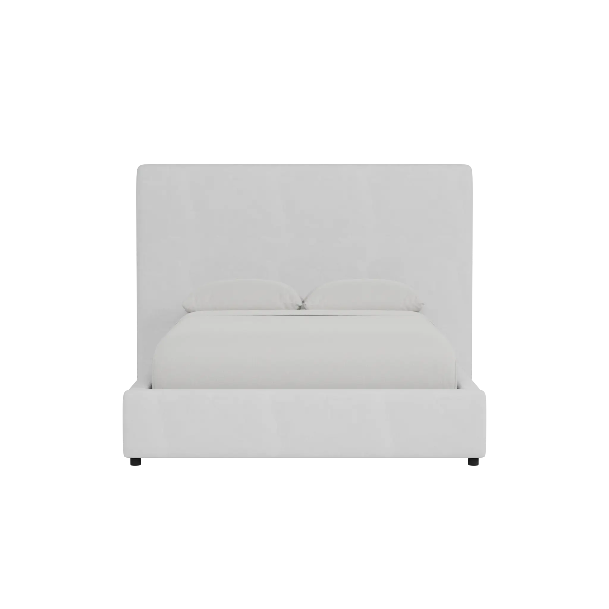 Grayton Peyton White 54" Upholstered Platform Bed Grayton Peyton White 54" Upholstered Platform Bed