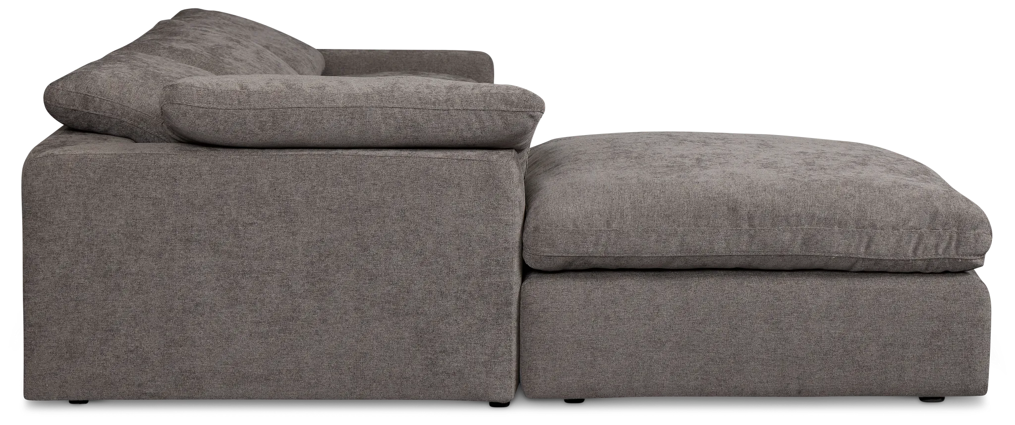 Drift Dark Gray Fabric Small Left Bumper Power Reclining Sectional