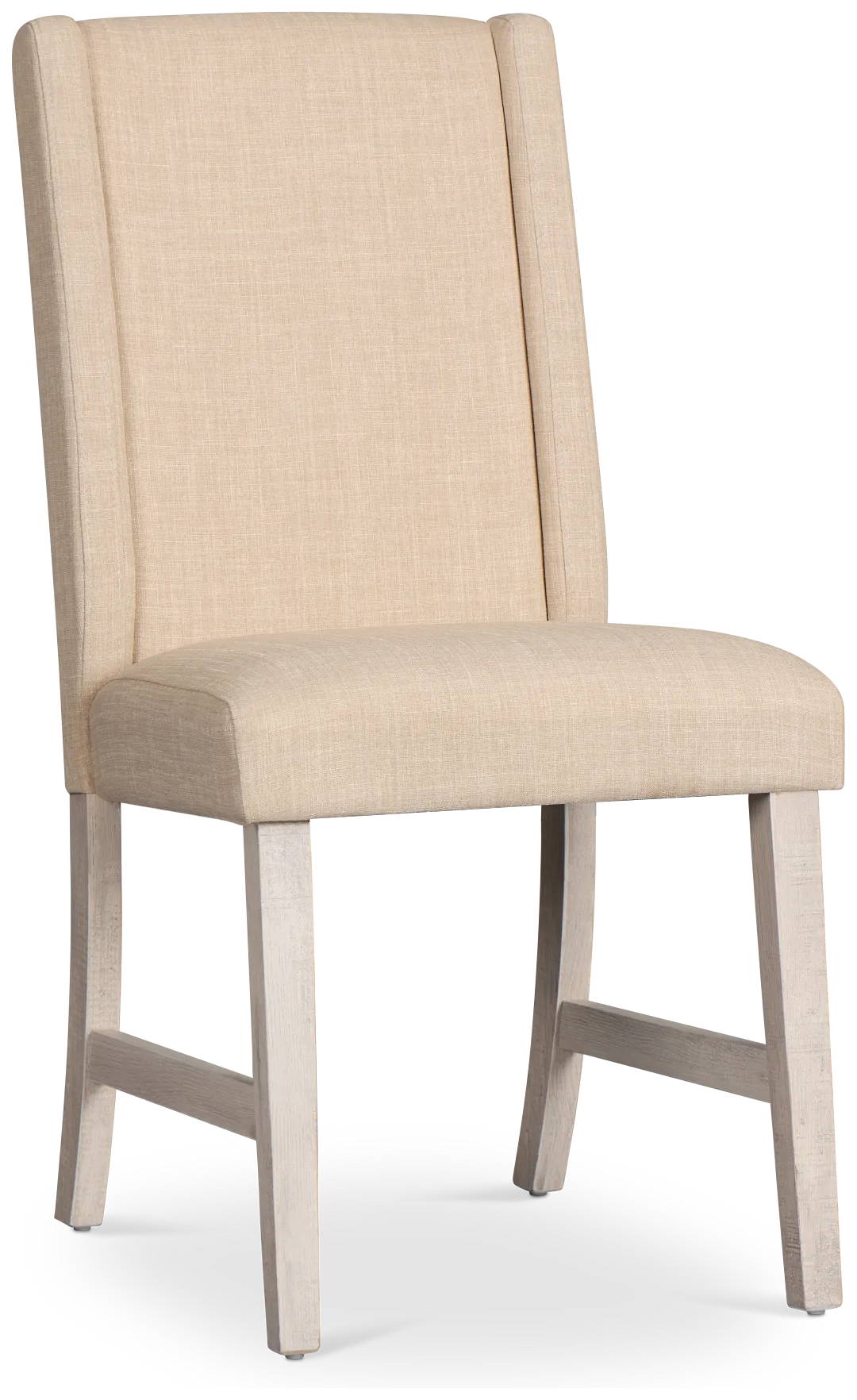 Delray White Upholstered Side Chair