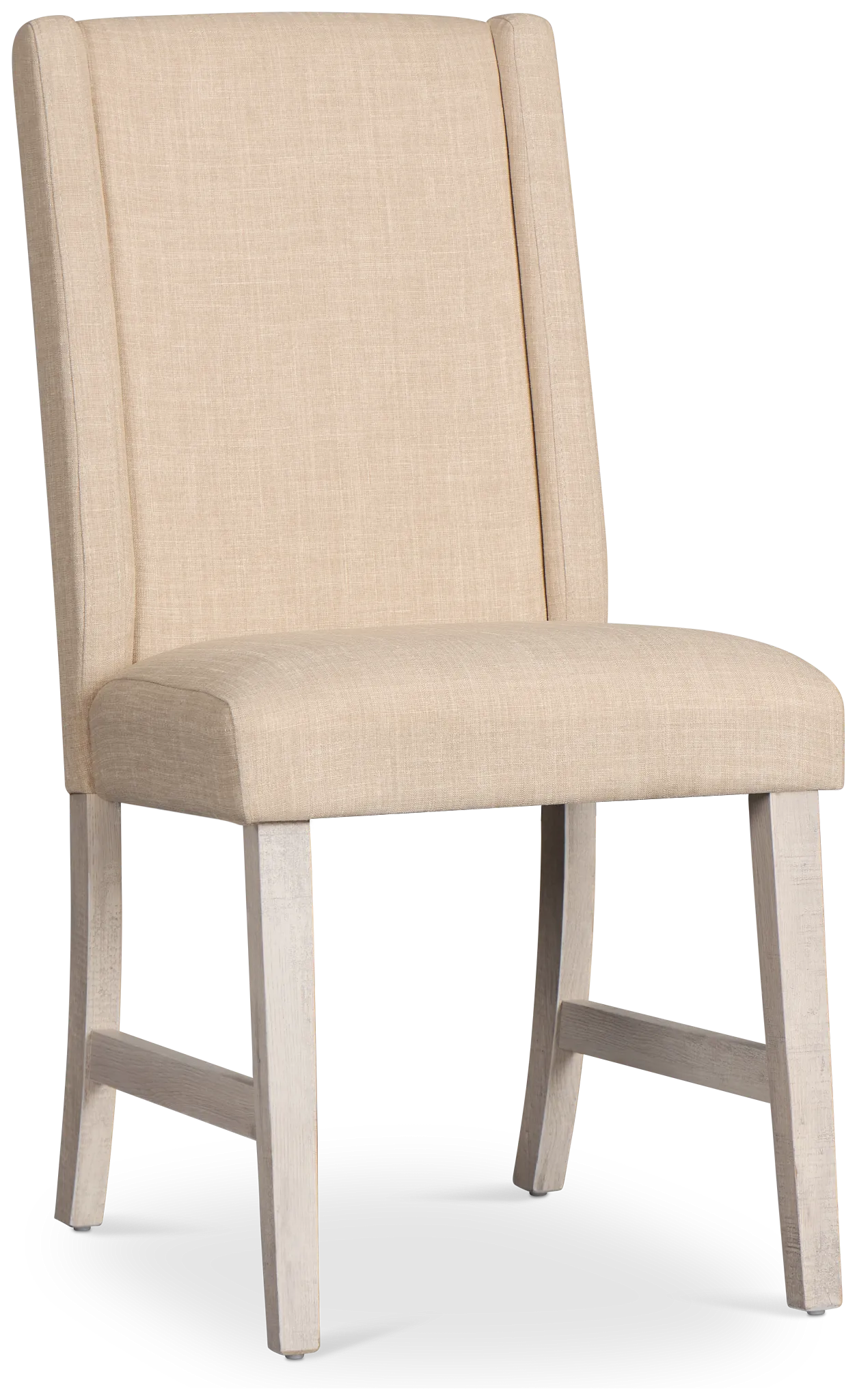 Delray White Upholstered Side Chair
