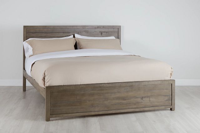 Seattle Gray Wood Platform Bed