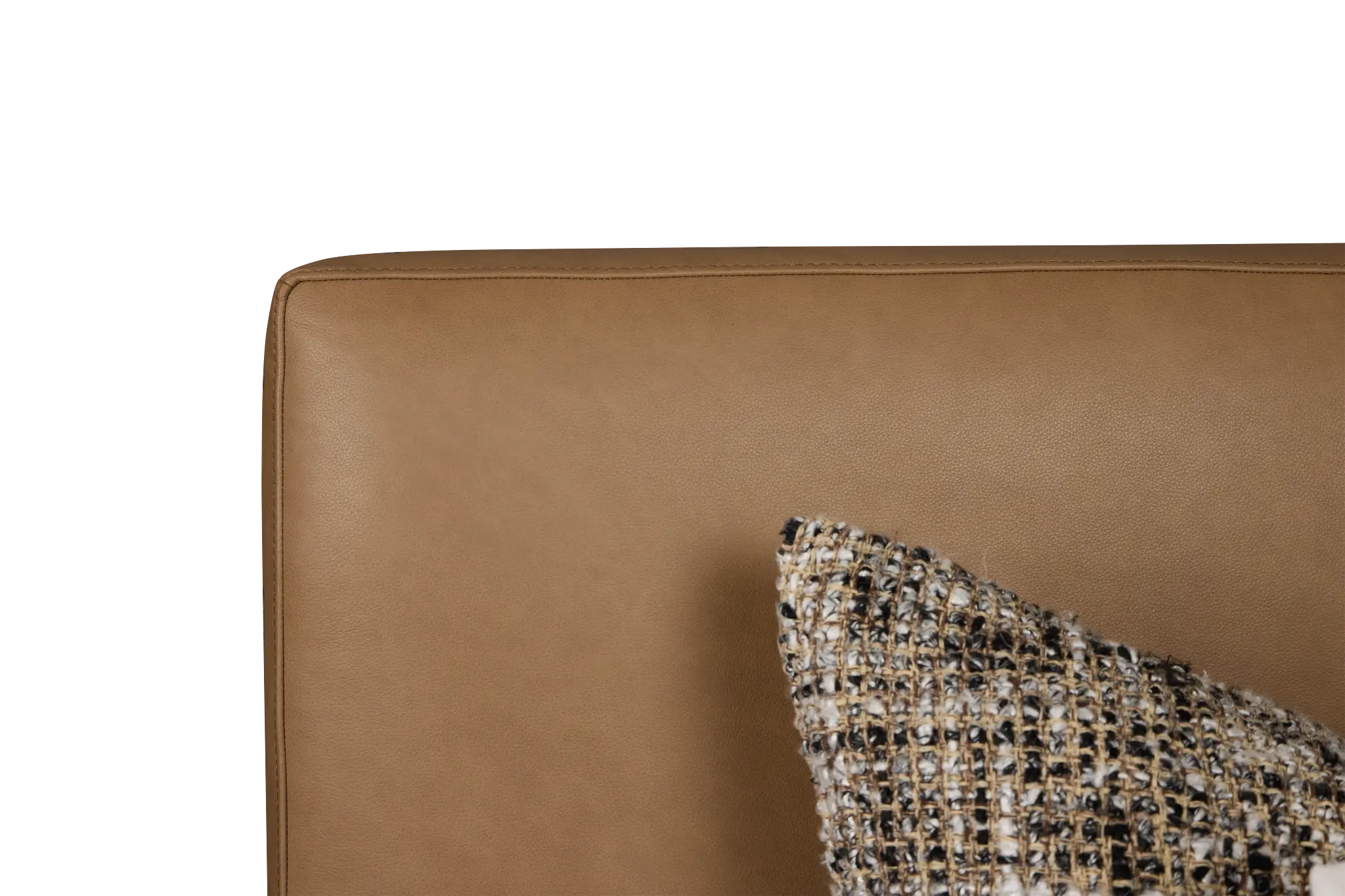 Highland Dark Brown Leather Panel Bed Highland Dark Brown Leather Panel Bed