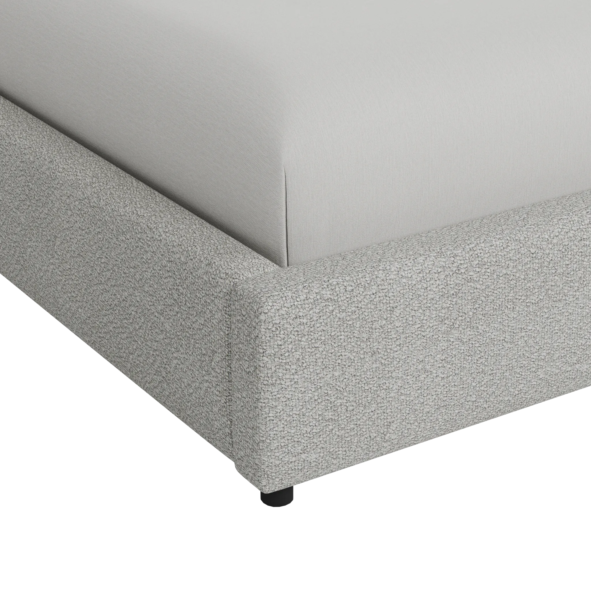 Grayton Sutton 54" Upholstered Platform Bed