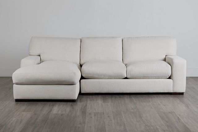 Veronica White Down Left Chaise Sectional (2)