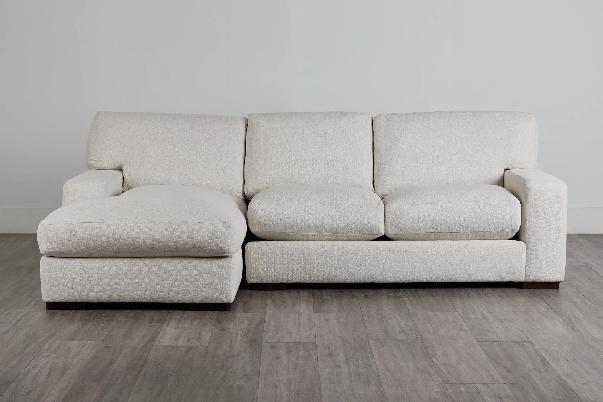 Veronica White Down Left Chaise Sectional