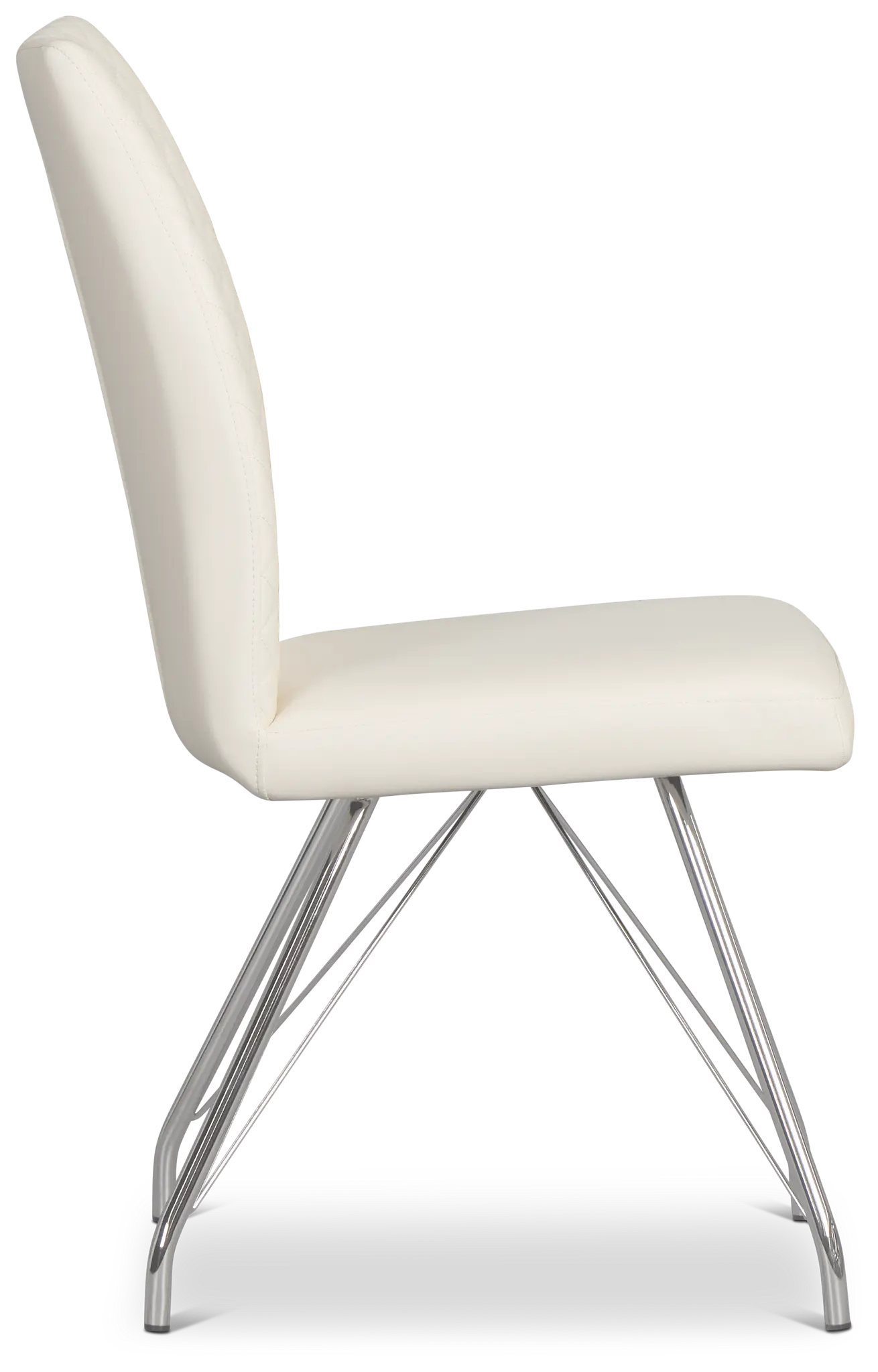 Lima White Upholstered Side Chair Lima White Upholstered Side Chair