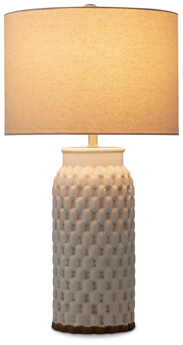 Seiter Light Beige Table Lamp
