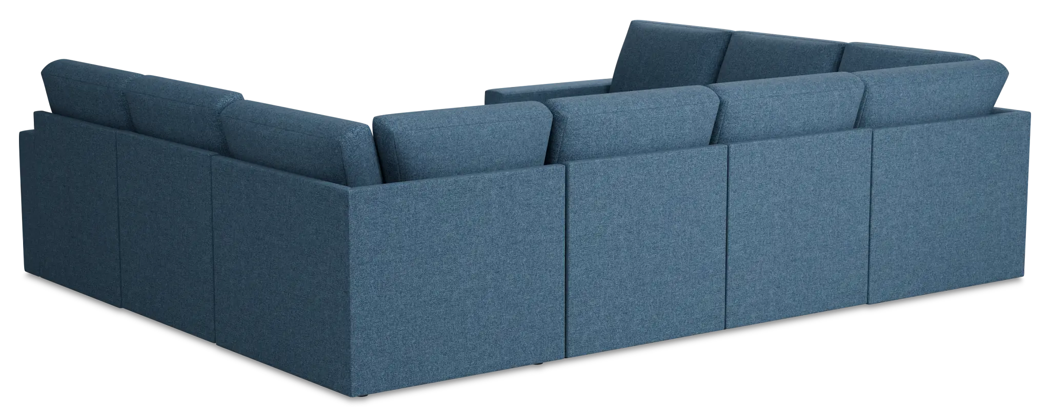 Citymod Blue Fabric 8-piece Modular Sectional Citymod Blue Fabric 8-piece Modular Sectional