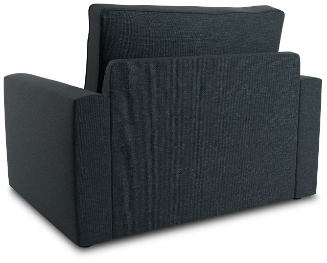 Siesta Elevation Dark Blue Fabric Memory Foam Sleeper
