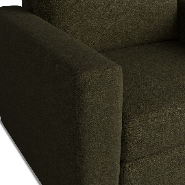 Citymod Green Fabric Swivel Chair