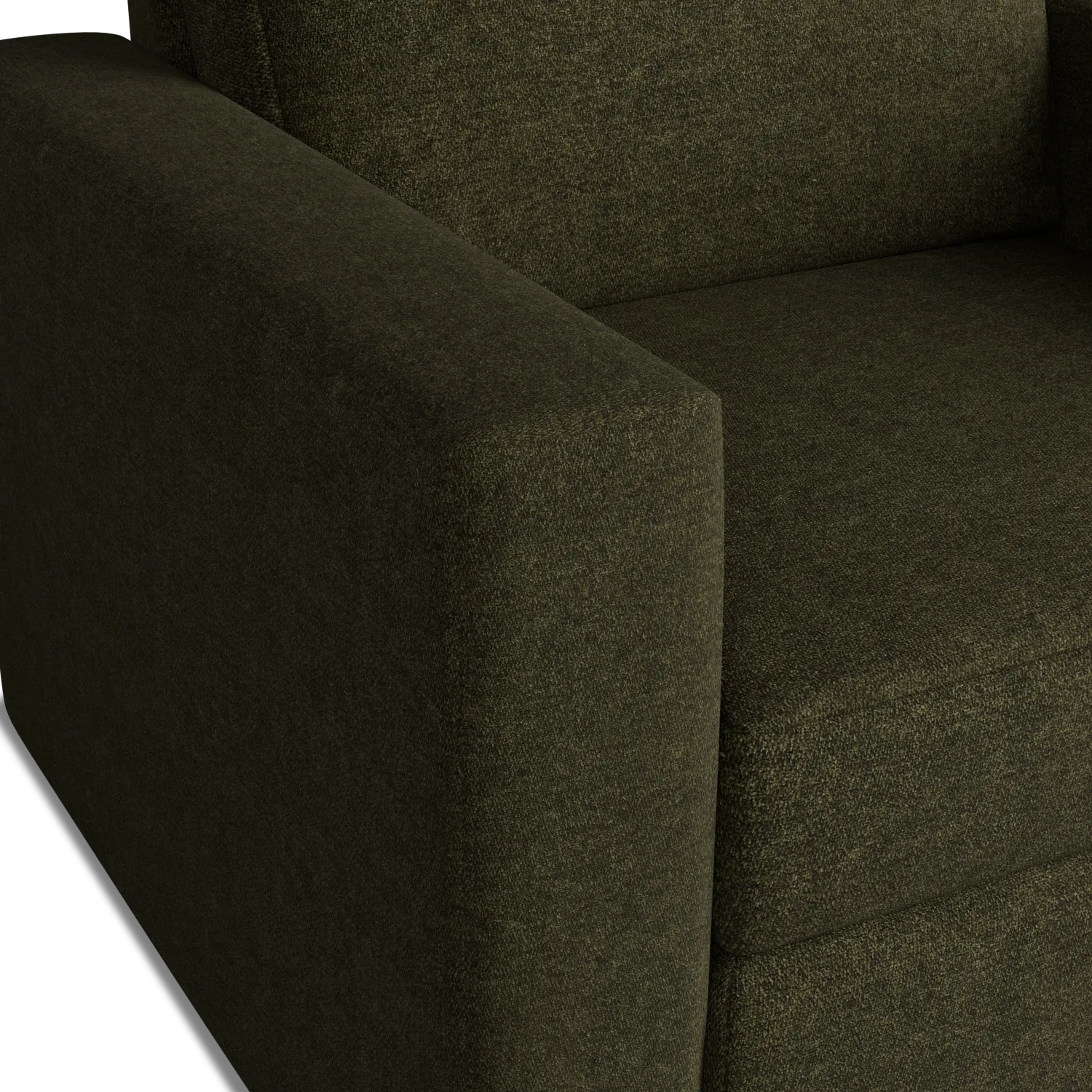 Citymod Green Fabric Swivel Chair