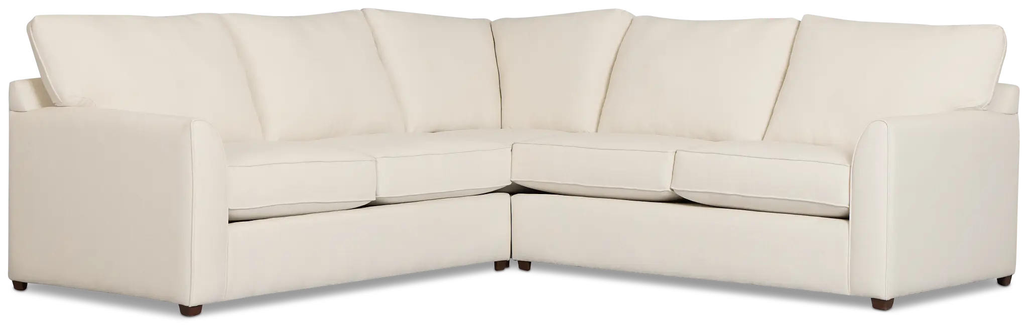 Tate Light Beige Fabric Small Two-arm Sectional Tate Light Beige Fabric Small Two-arm Sectional