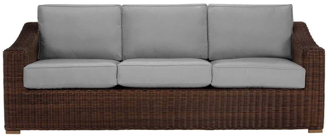 Canyon Dark Brown Gray Sofa