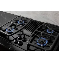 Ge Profile 9830 Series Black 30" Gas Cook Top