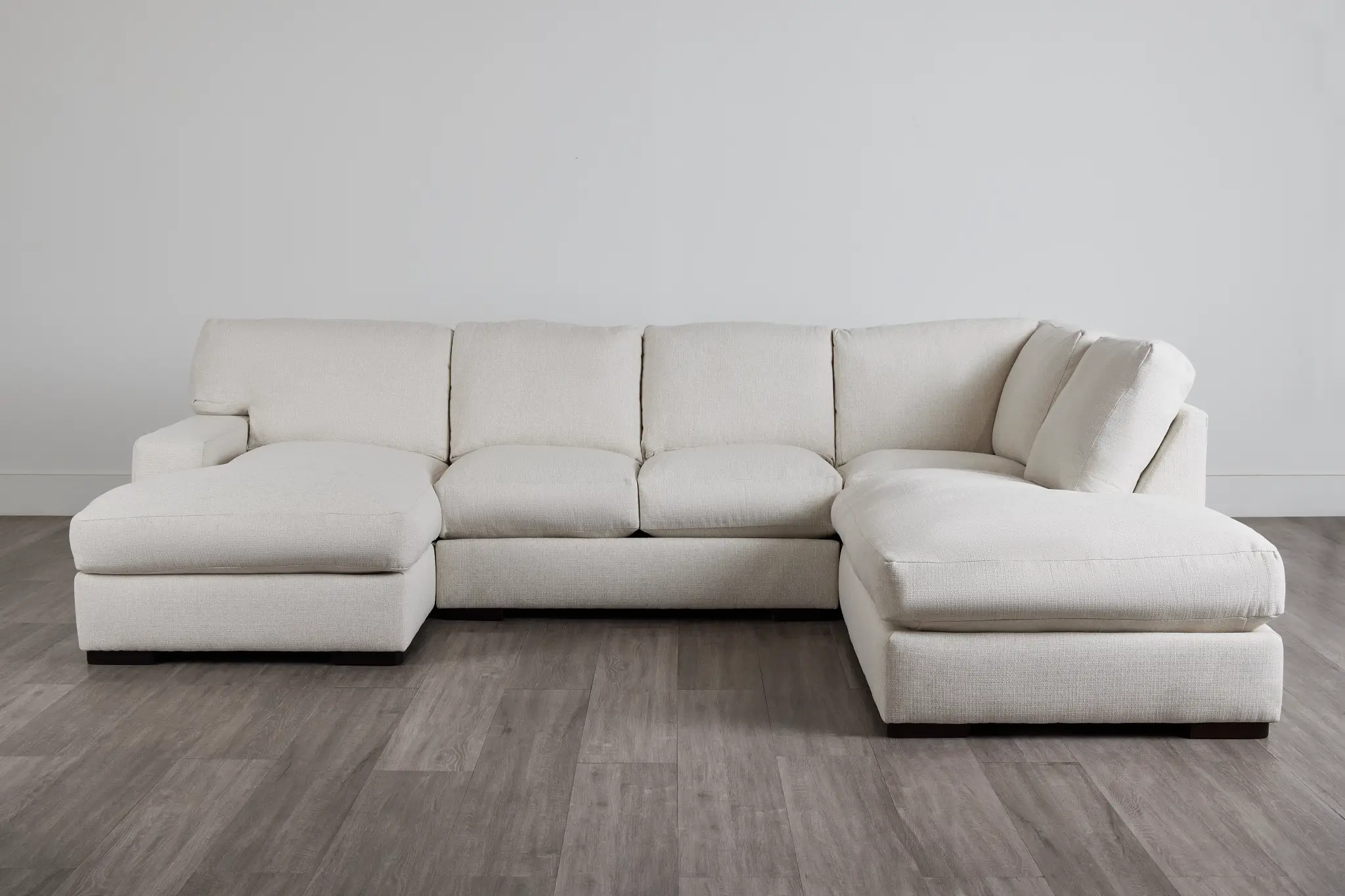 Veronica White Down Small Right Bumper Sectional Veronica White Down Small Right Bumper Sectional