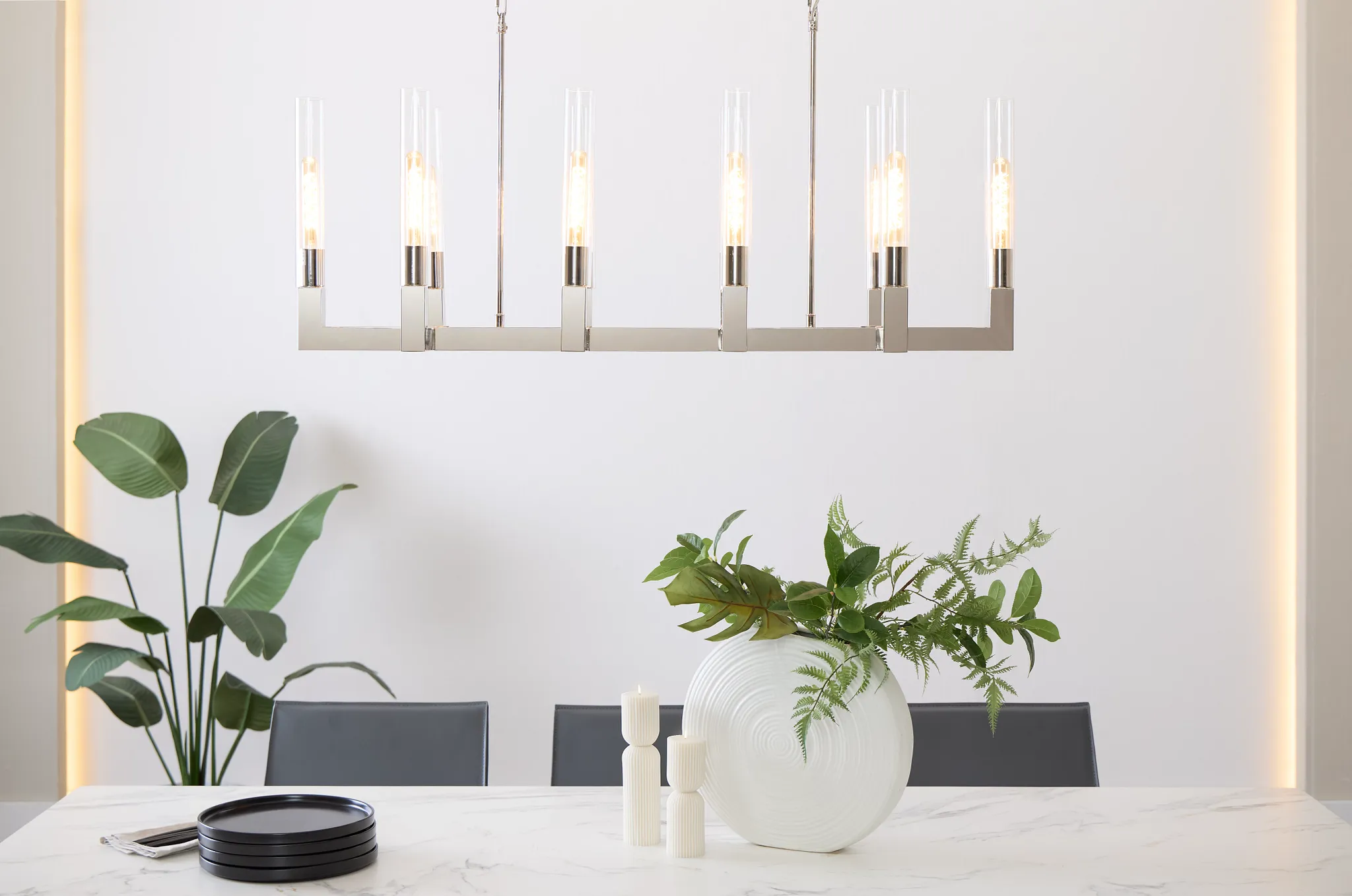 Solano Silver Chandelier