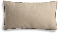 Rinar Beige Lumbar Accent Pillow
