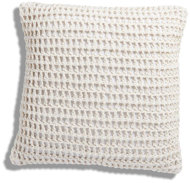 Shea Ivory 20" Accent Pillow
