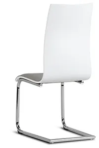Pavia Two-tone Chrome Upholstered Side Chair