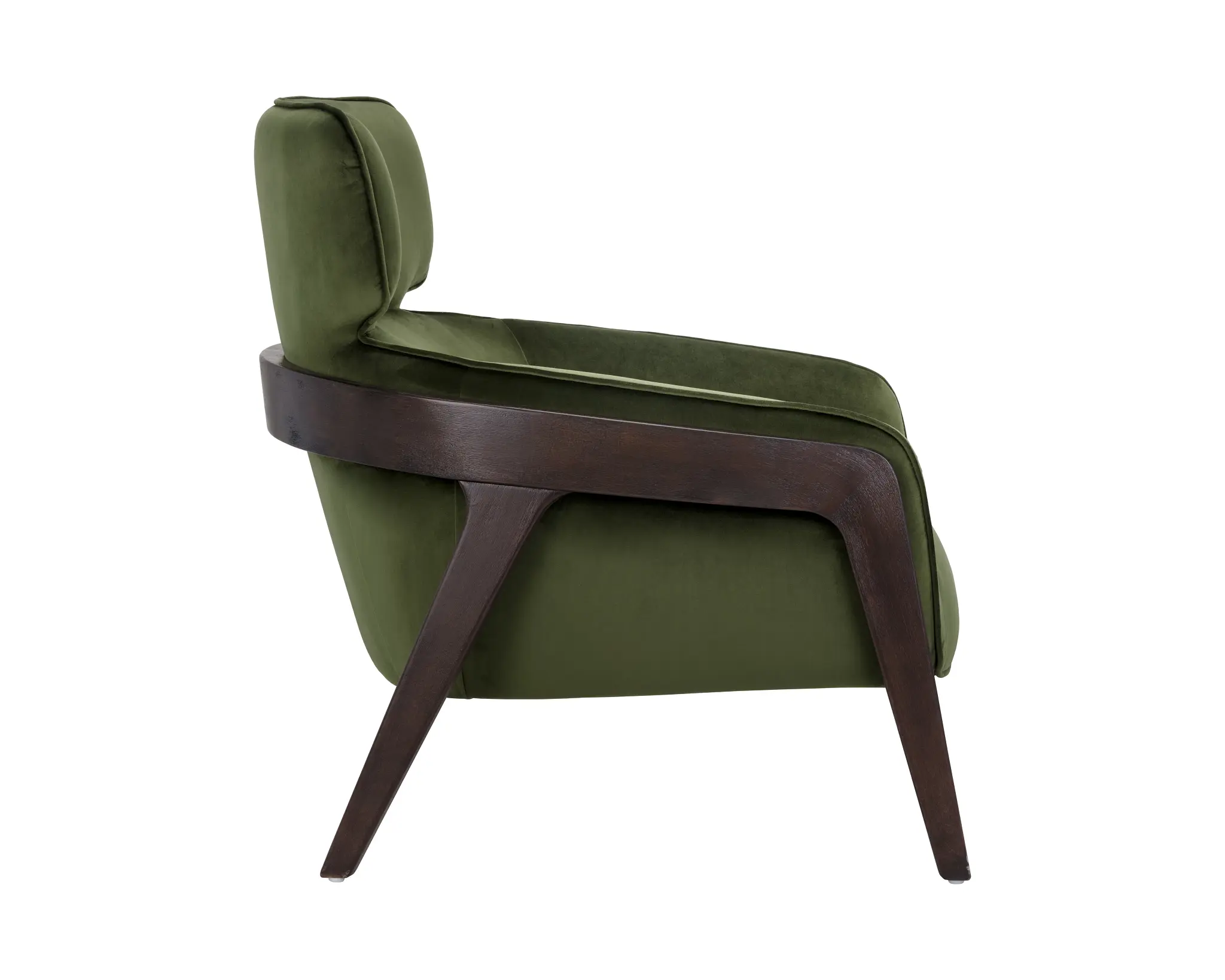 Eloise Dark Green Fabric Accent Chair Eloise Dark Green Fabric Accent Chair
