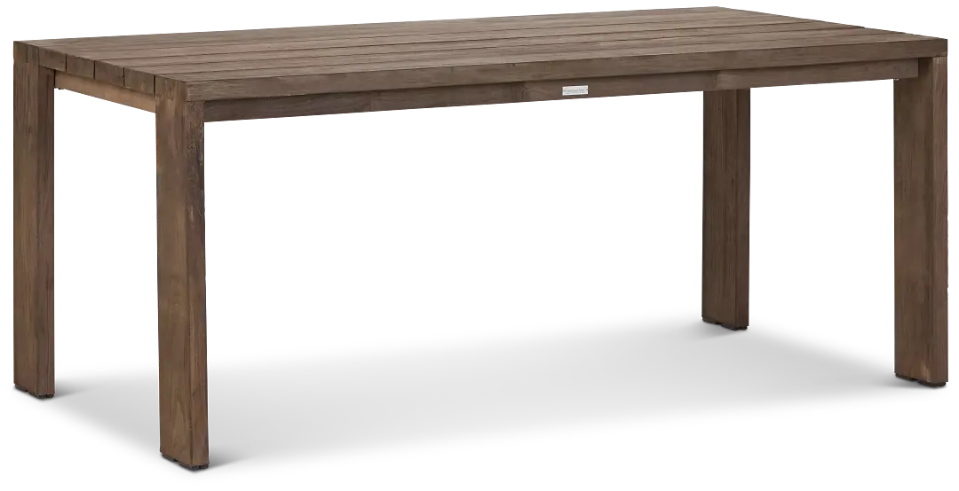 Linear Teak 70" Rectangular Table Linear Teak 70" Rectangular Table