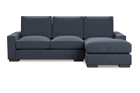 Edgewater Maguire Blue Right Chaise Sectional