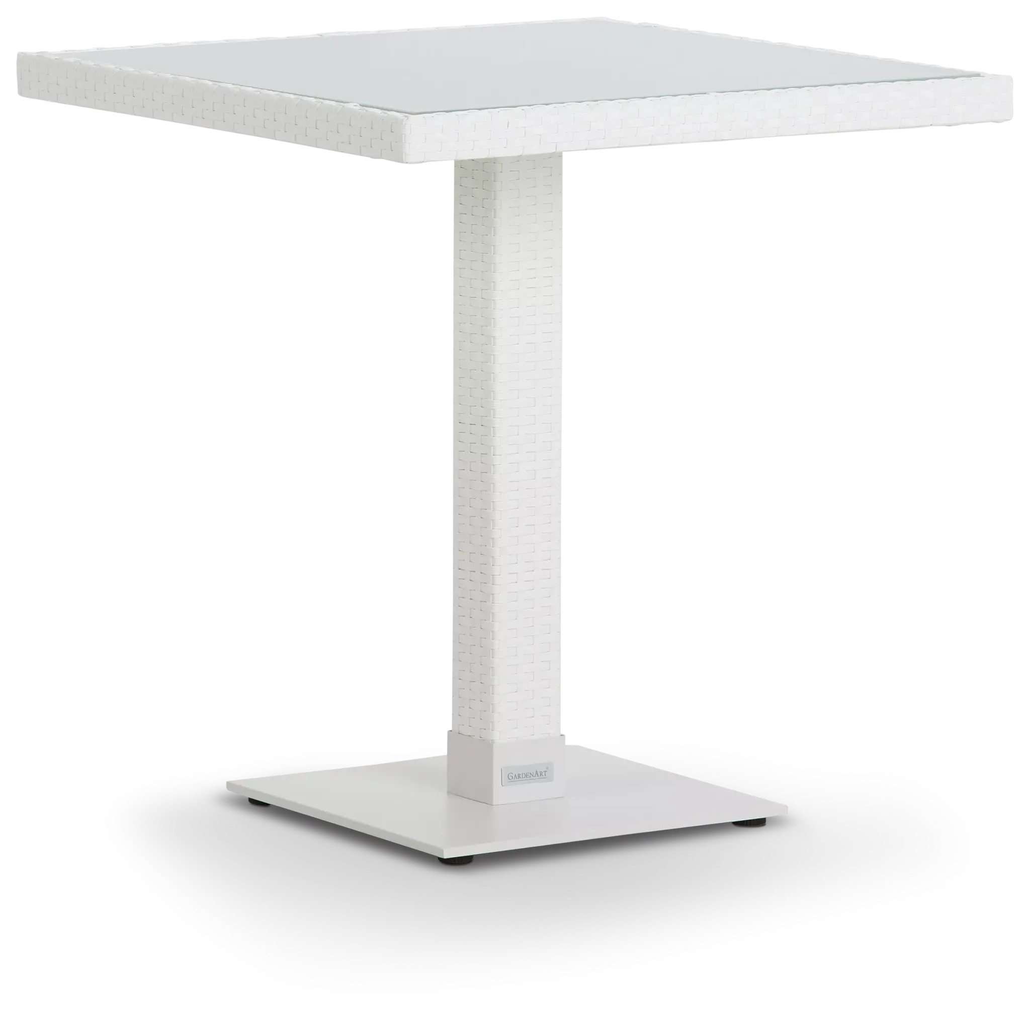 Lisbon2 White 27" Square Table
