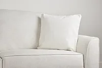 Avery White 20" Accent Pillow
