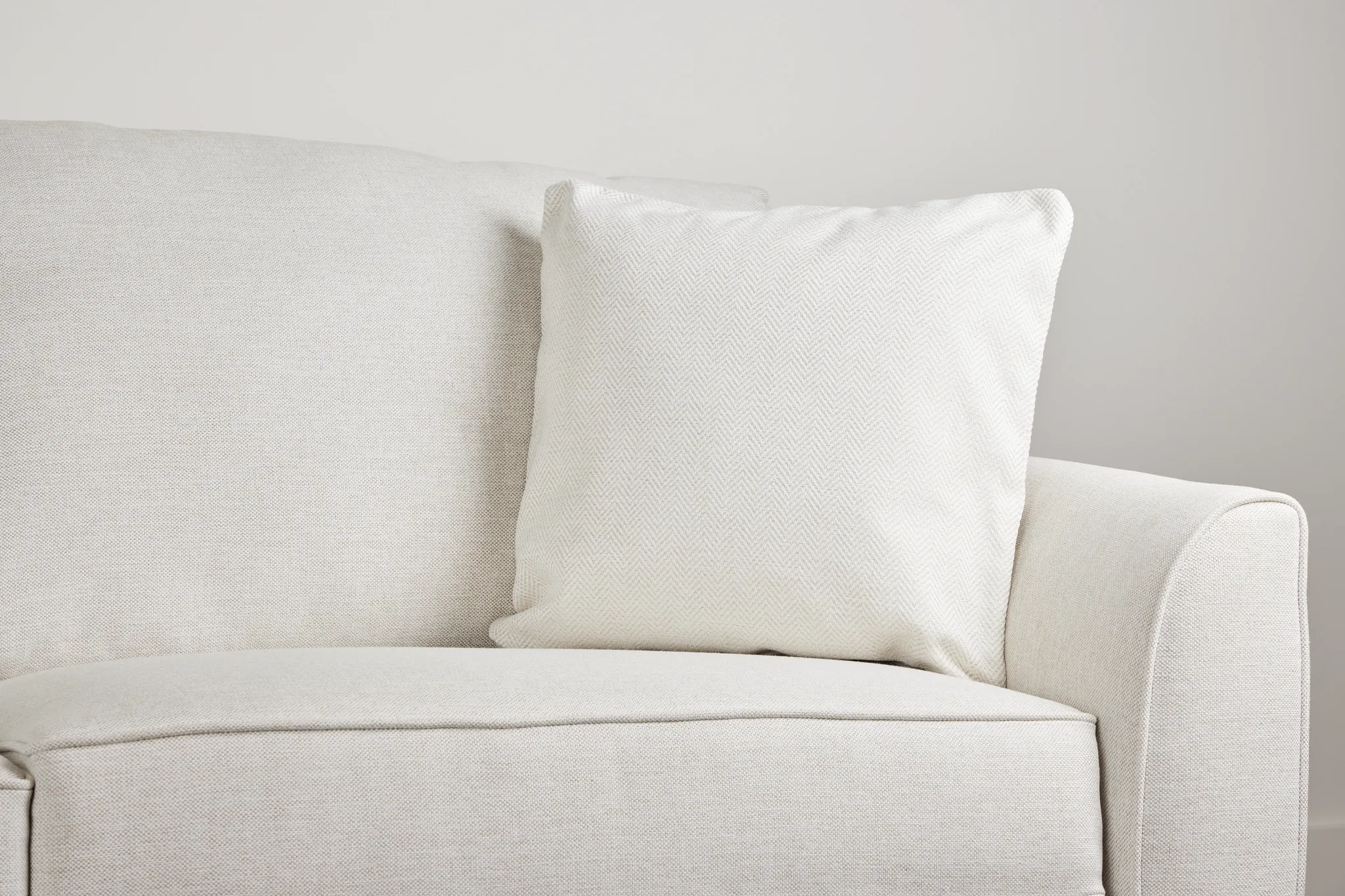 Avery White 20" Accent Pillow