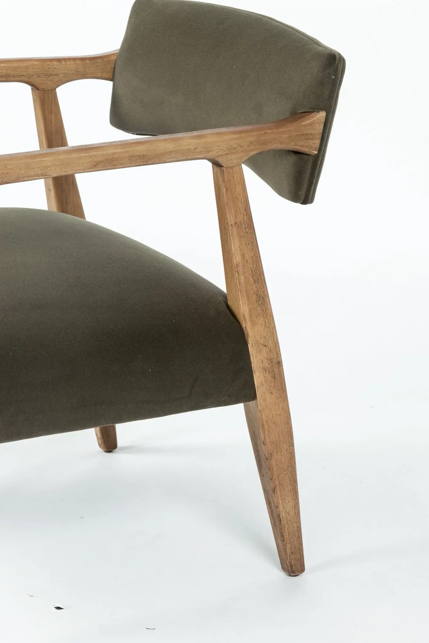 Four Hands Tyler Dark Green Velvet Accent Chair Four Hands Tyler Dark Green Velvet Accent Chair