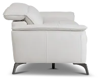 Pearson White Leather Sofa