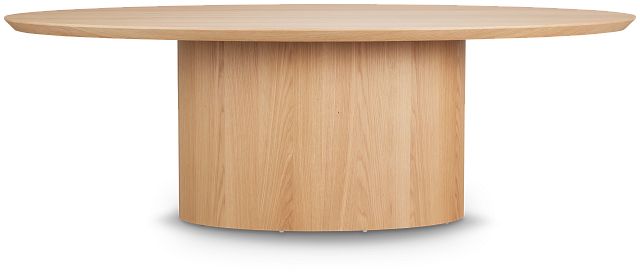 Nomad Light Tone 94" Oval Table