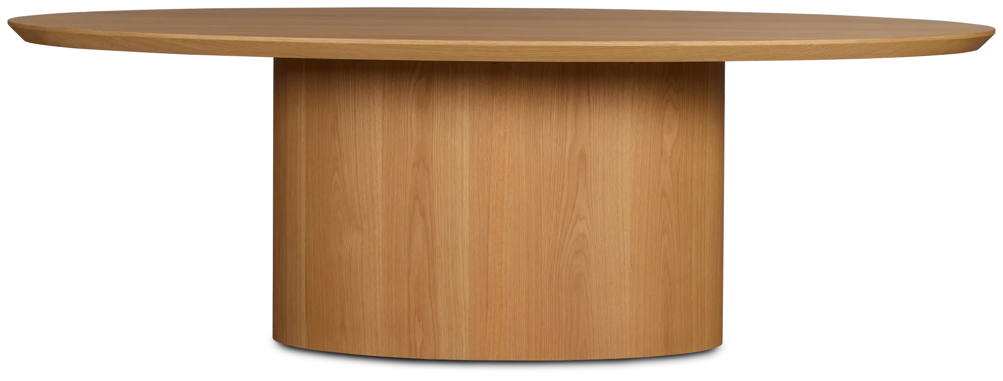 Nomad Light Tone 94" Oval Table