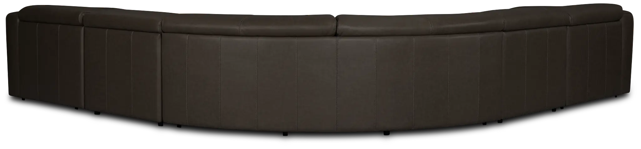 Jace Dark Gray Lthr/vinyl Small Left Chaise Power Reclining Sectional Jace Dark Gray Lthr/vinyl Small Left Chaise Power Reclining Sectional