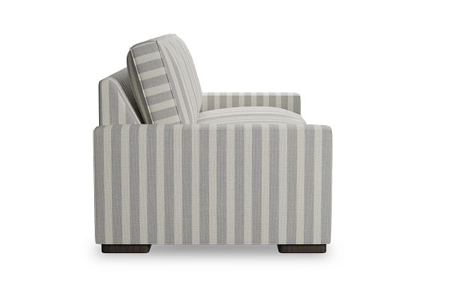 Edgewater Sea Lane Light Gray 84" Sofa W/ 3 Cushions