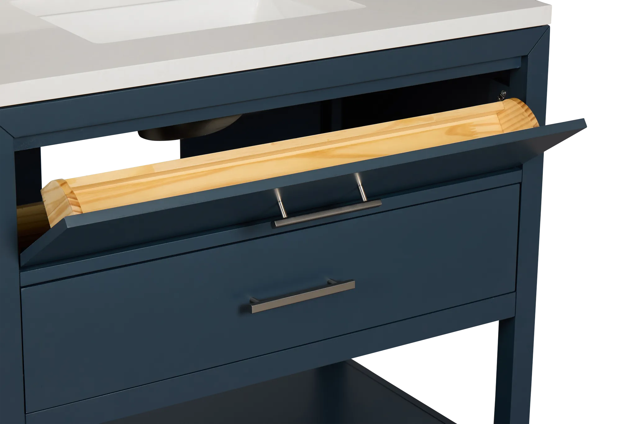 Alden Blue 36" Single Bathroom Vanity