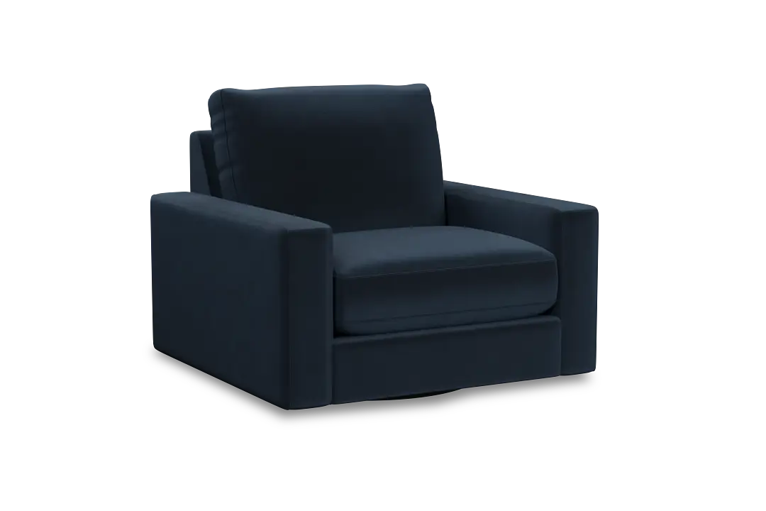 Edgewater Joya Dark Blue Swivel Chair Edgewater Joya Dark Blue Swivel Chair