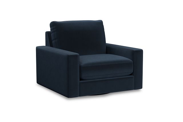 Edgewater Joya Dark Blue Swivel Chair (0)