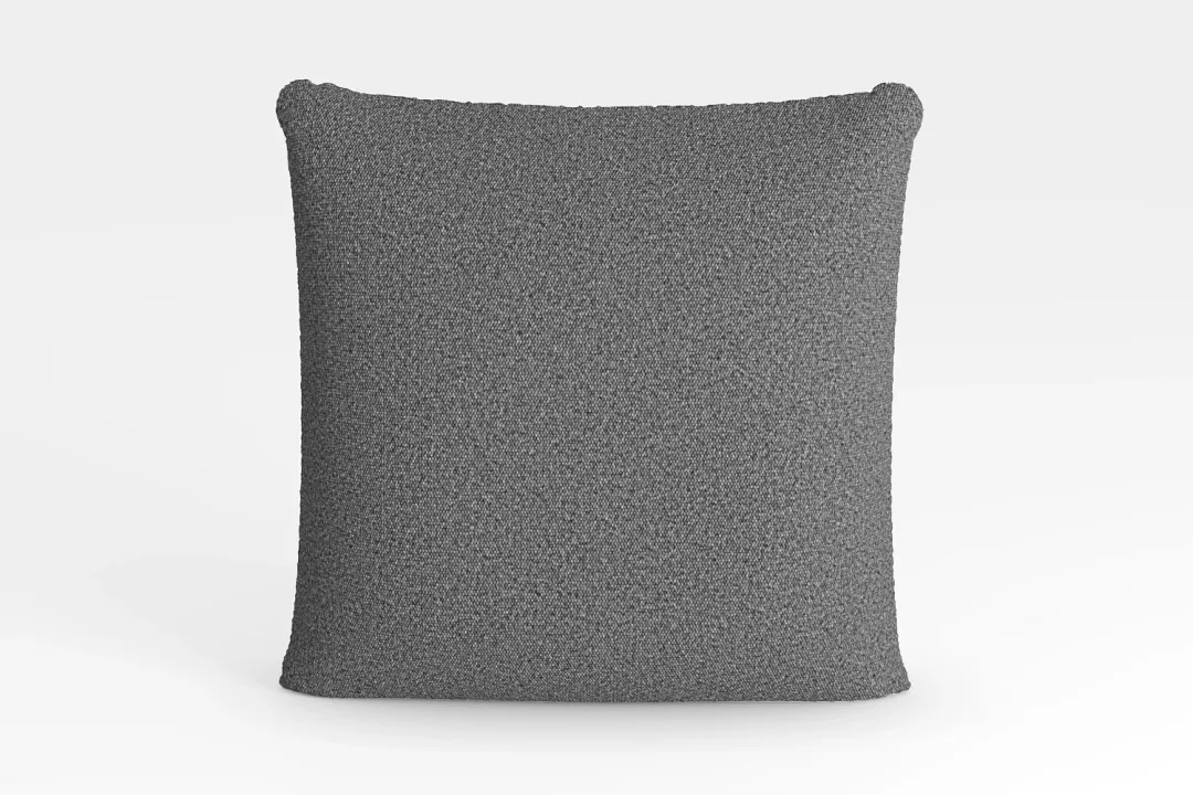 Delray Dark Gray 20" Accent Pillow