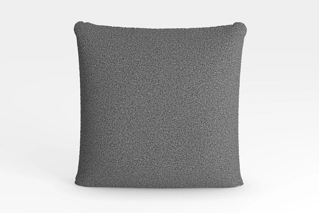 Delray Dark Gray 20" Accent Pillow