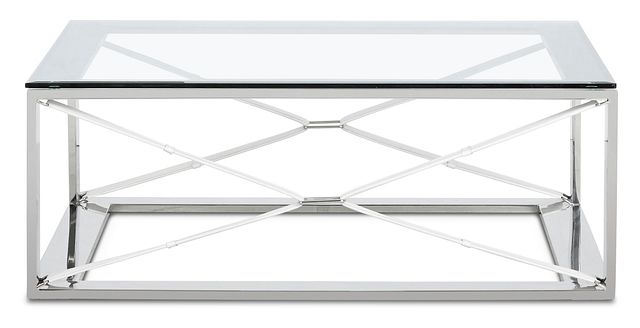 Mavis Glass Square Coffee Table