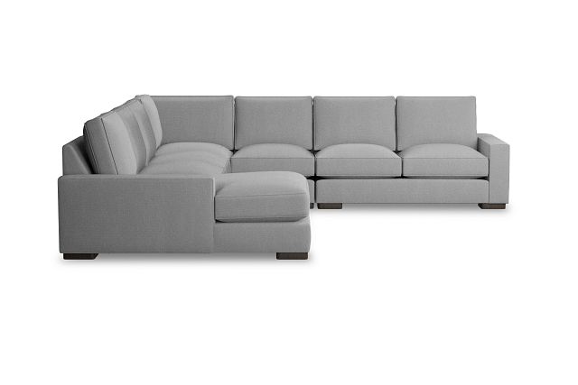 Edgewater Delray Light Gray Large Left Chaise Sectional (2)