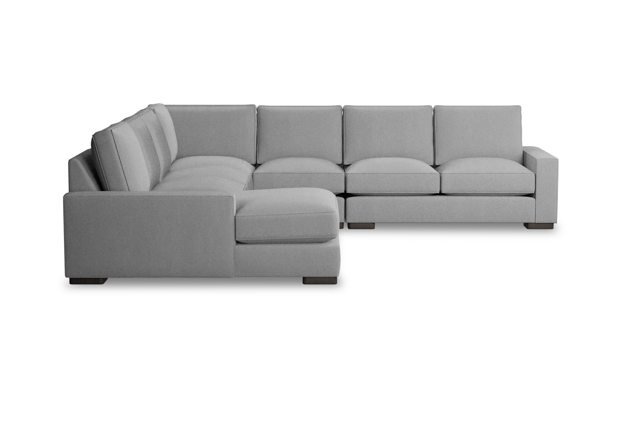 Edgewater Delray Light Gray Large Left Chaise Sectional Edgewater Delray Light Gray Large Left Chaise Sectional