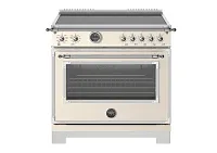 Bertazzoni 365 Series Ivory 36" Induction Range