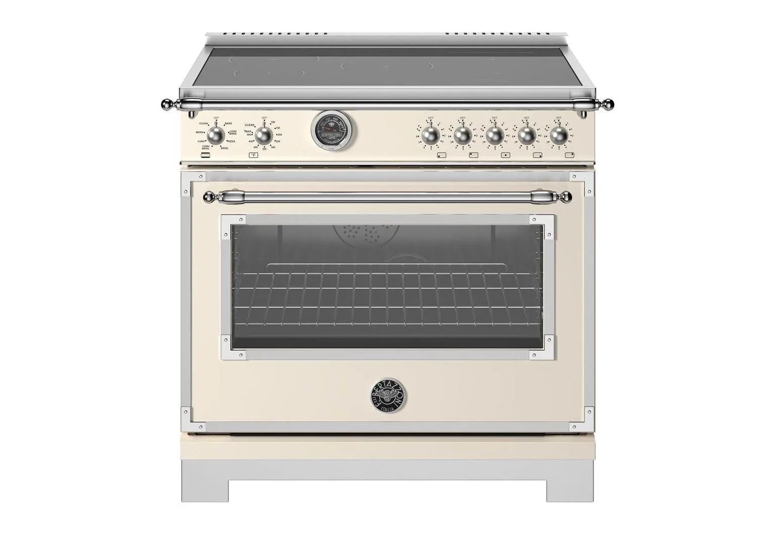 Bertazzoni 365 Series Ivory 36" Induction Range