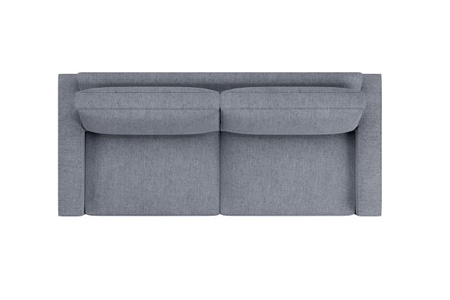 Edgewater Elevation Gray 96" Sofa W/ 2 Cushions