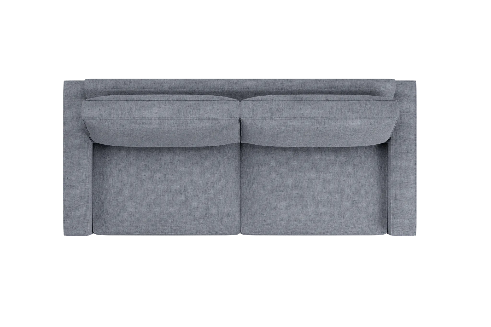 Edgewater Elevation Gray 96" Sofa W/ 2 Cushions