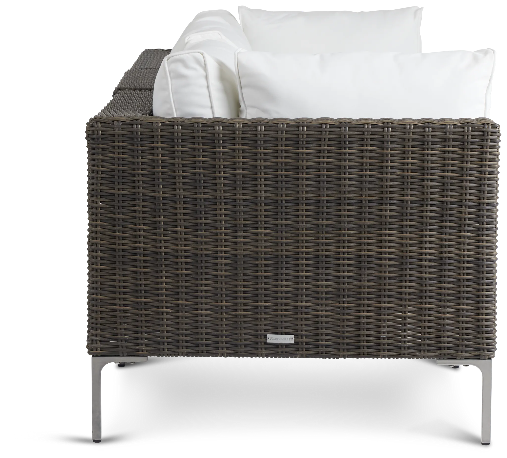 Tulum White Woven Modular Sofa