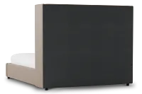 Captiva Joya Beige 60" Upholstered Shelter Bed