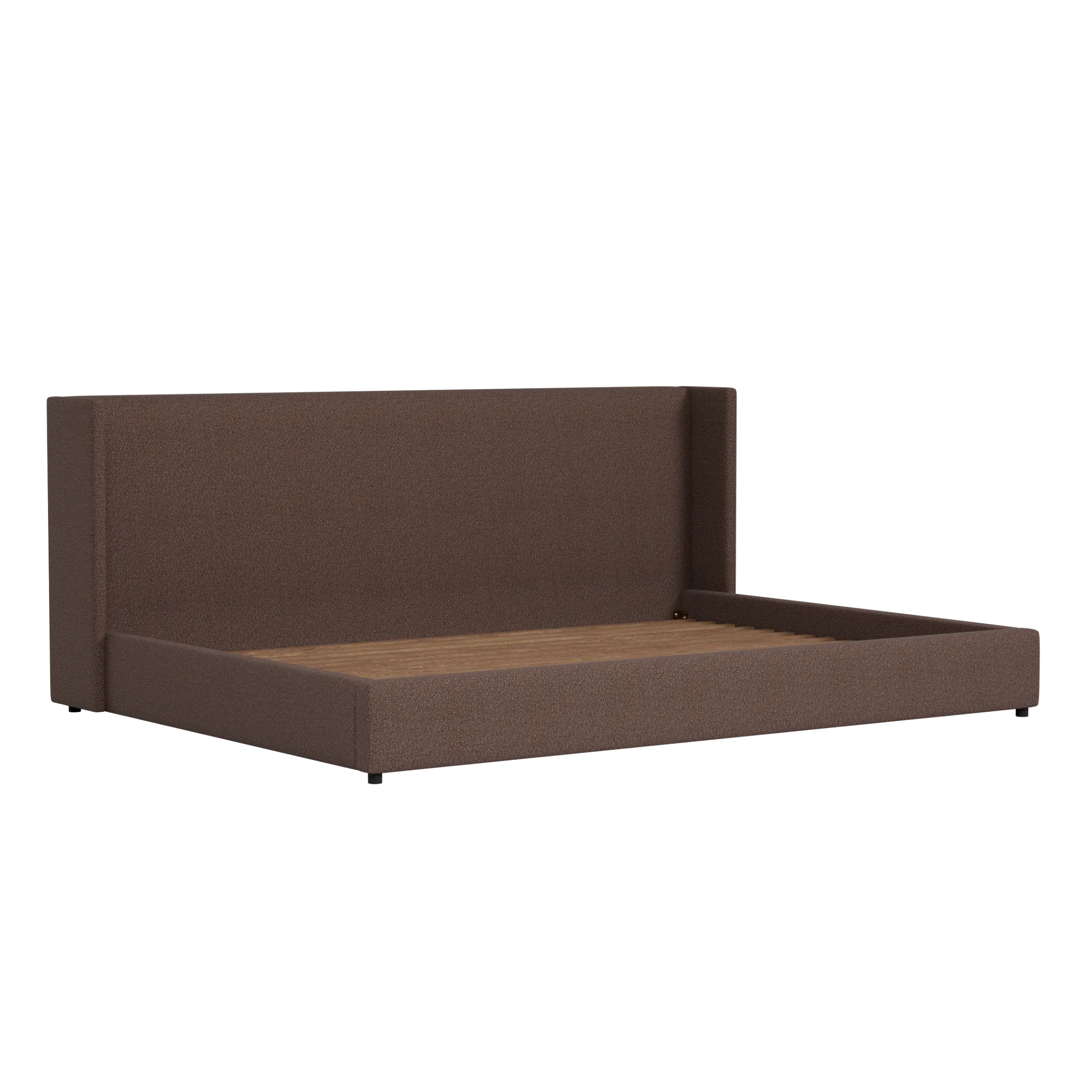 Captiva Elite Dark Brown 48" Upholstered Shelter Bed